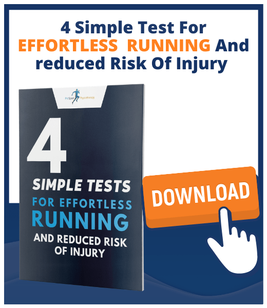 4 Simple Tests For Effortless Running - Physio Tips For Effortless running and reduced risk of injury - PDF Download Guide